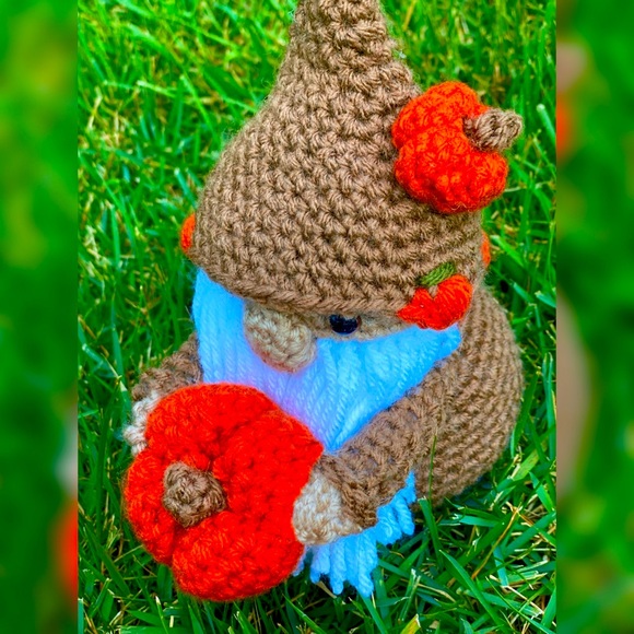 Gnome Pumpkin Handmade Fall/ Autumn Decor - Brand New - Picture 7 of 12